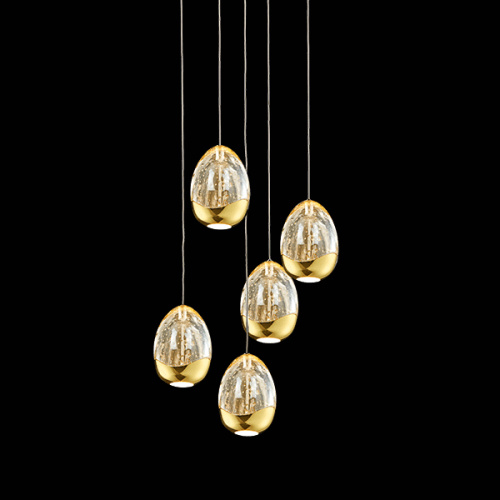 Подвесной светильник MD13003023-5A gold фото 4