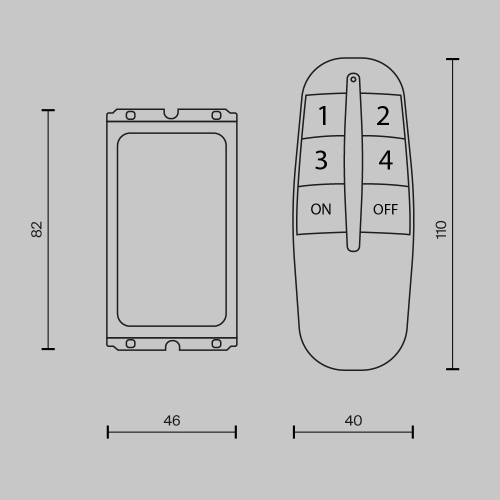 Пульт для управления освещением Technical MRC004B фото 2 Пульт для управления освещением Technical MRC004B фото 2