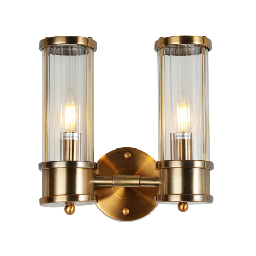 Настенный светильник Claridges 2C brass Настенный светильник Claridges 2C brass