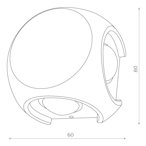 SL9505.401.01 Светильник уличный настенный ST-Luce Черный/Черный LED 1*4W 4000K VOLTI фото 2