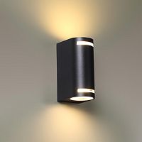 370839 STREET NT22 758 черный Светильник ландшафтный IP54 GU10 2*15W 220V LANDSCAPE