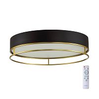 7723/100L AVRA LED SN 593 Светильник металл/пластик/белый/черный/золотой LED 100Вт 3000-6000K D600 IP20 пульт ДУ LOFTY