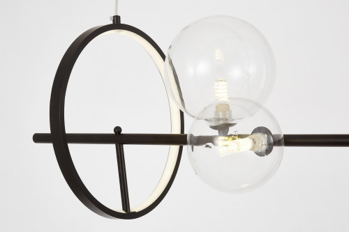 Подвесной светильник Lumina Deco LDP 7033-10 BK+CL фото 5 Подвесной светильник Lumina Deco LDP 7033-10 BK+CL фото 5