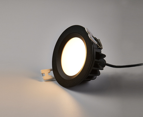 IT08-8018 black 3000K светильник встраиваемый влагозащищенный фото 3 IT08-8018 black 3000K светильник встраиваемый влагозащищенный фото 3