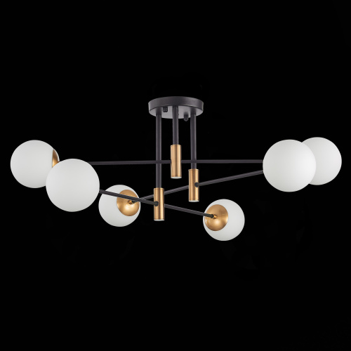 SL1203.402.06 Люстра потолочная ST-Luce Бронза,Черный/Белый E27 6*40W LIMANO фото 5