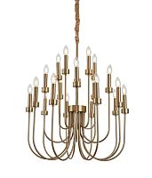 Люстра подвесная Alfa Light F1124-16 D800*H950 COPPER