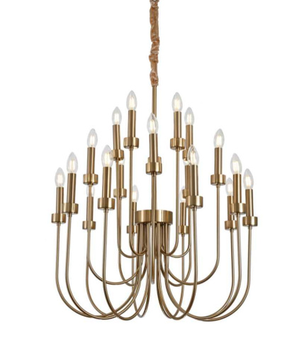 Люстра подвесная Alfa Light F1124-16 D800*H950 COPPER