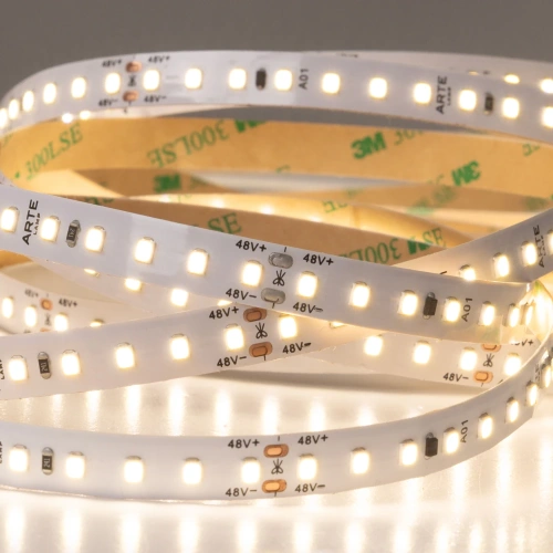 Светодиодная лента 48V 7,2W/m 3000К 30м Arte Lamp TAPE A4812010-03-3K фото 2 Светодиодная лента 48V 7,2W/m 3000К 30м Arte Lamp TAPE A4812010-03-3K фото 2