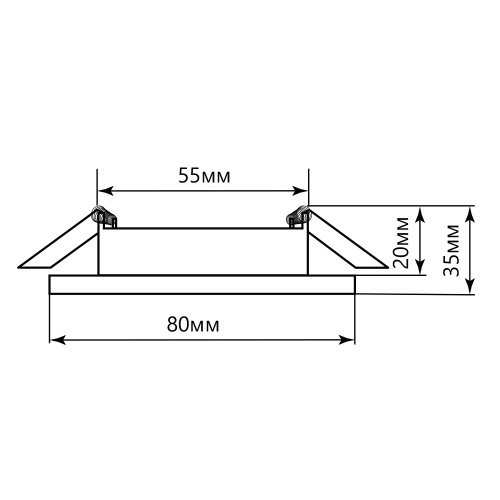 Светодиодный светильник Feron AL600 встраиваемый 7W 4000K белый фото 4