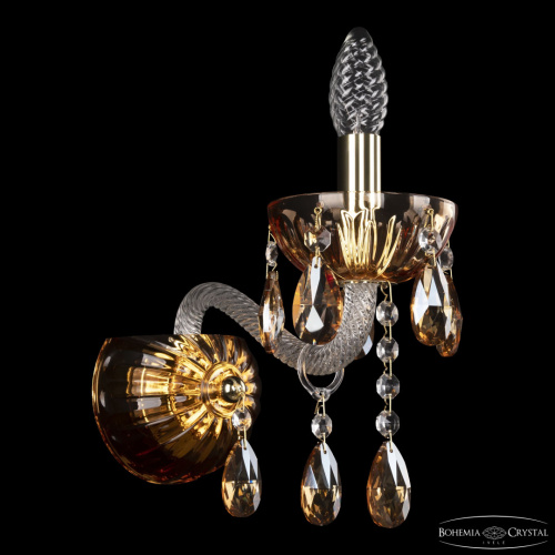Бра хрустальные 5413B/1/165 G Amber/M-1H K721 Bohemia Ivele Crystal (Богемия Ивеле Кристалл) фото 4 Бра хрустальные 5413B/1/165 G Amber/M-1H K721 Bohemia Ivele Crystal (Богемия Ивеле Кристалл) фото 4