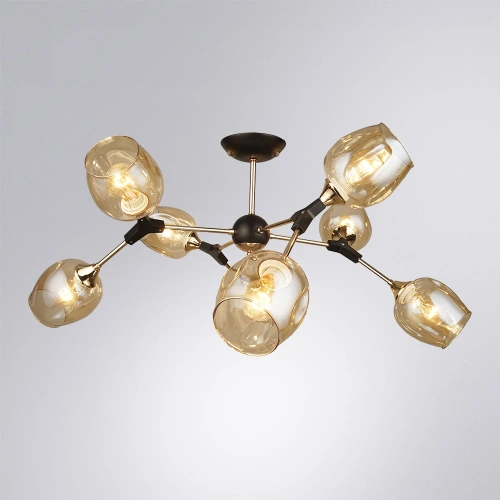 Люстра на штанге Arte Lamp SEPPIA A4211PL-8BK фото 2 Люстра на штанге Arte Lamp SEPPIA A4211PL-8BK фото 2