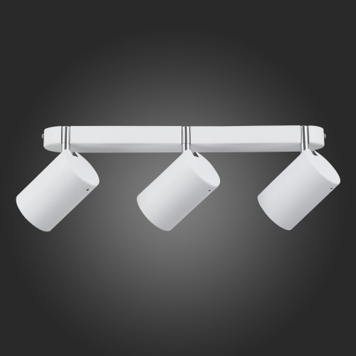 SL597.501.03 Спот ST-Luce Белый, Хром/Белый GU10 LED 3*3W Потолочные светильники фото 3