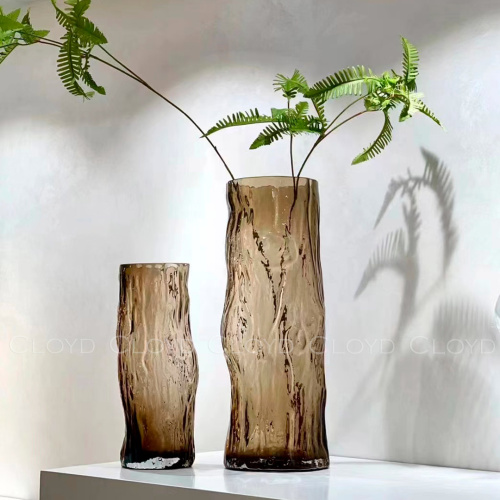 Ваза Cloyd арт.50133 / выс. 31 см - коричнев. стекло / серия 1620 фото 3 Ваза Cloyd арт.50133 / выс. 31 см - коричнев. стекло / серия 1620 фото 3