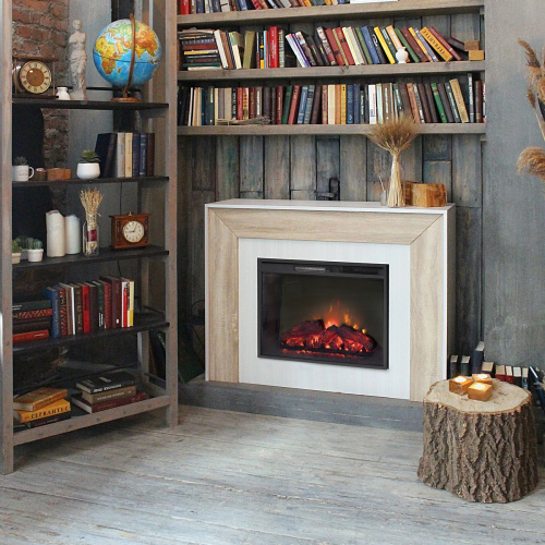 Электрокамин RealFlame Jersey 25,5 WT с очагом Sparta 25,5 LED фото 7