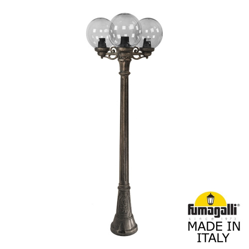 Fumagalli Садово-парковый фонарь FUMAGALLI ARTU BISSO/G250 3L G25.158.S30.BZE27 Fumagalli Садово-парковый фонарь FUMAGALLI ARTU BISSO/G250 3L G25.158.S30.BZE27