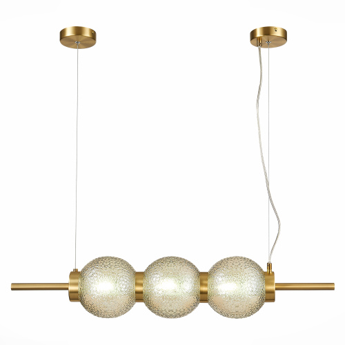 SL1155.313.03 Светильник подвесной ST-Luce Латунь/Коньячный E14 3*40W MARENA фото 4