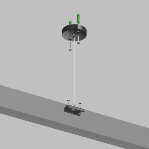 TR2106-BK Подвесное крепление для шинопровода SMART черный фото 4