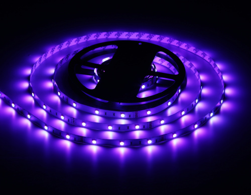 Комплект светодиодной ленты 12В 5050 30Led 7.2Вт/м Цветная RGB IP20 5м фото 8 Комплект светодиодной ленты 12В 5050 30Led 7.2Вт/м Цветная RGB IP20 5м фото 8
