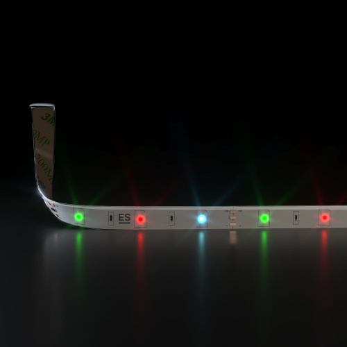 Светодиодная лента 12 В 7,2 Вт/м 30 Led/м 5050 IP65, мультиколор, 5 м Лента светодиодная 12V 7,2W 30Led 5050 IP65 RGB, 5м фото 2 Светодиодная лента 12 В 7,2 Вт/м 30 Led/м 5050 IP65, мультиколор, 5 м Лента светодиодная 12V 7,2W 30Led 5050 IP65 RGB, 5м фото 2