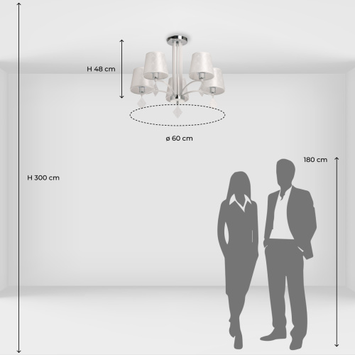 Люстра потолочная De City Лацио 103013205 фото 10