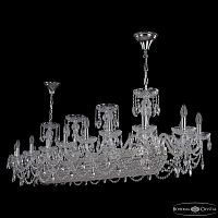 Люстра хрустальная 1453/18/195/1500 Ni Bohemia Ivele Crystal (Богемия Ивеле Кристалл)