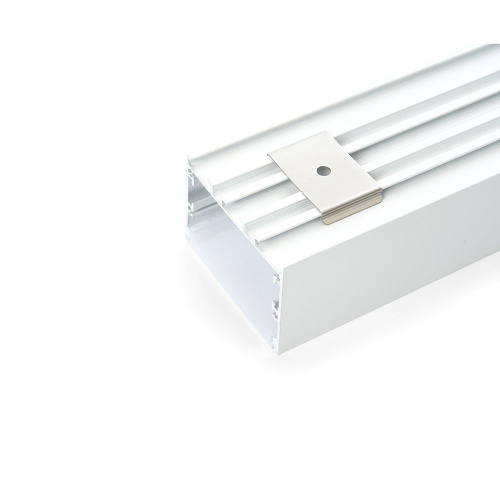 Профиль алюминиевый накладной "Линии света", белый, CAB257 фото 4