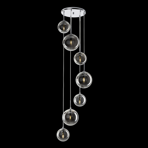 Citilux Томми CL102070 Люстра каскадная с дымчатыми шарами фото 2 Citilux Томми CL102070 Люстра каскадная с дымчатыми шарами фото 2