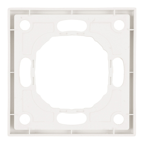 Рамка STEKKER, PFR00-5001-01 1-местная, серия Эмили, белый фарфор, soft touch фото 2