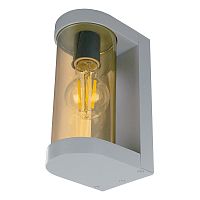 Светильник садово-парковый Feron DH1901, на стену, E27 230V, серый/янтарный