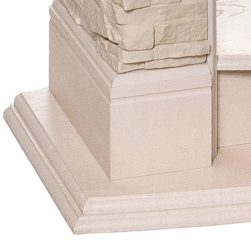 Каминокомплект ATHENA/АТЛАНТА Айвори с очагом Электроочаг FIREFIELD 25 фото 9