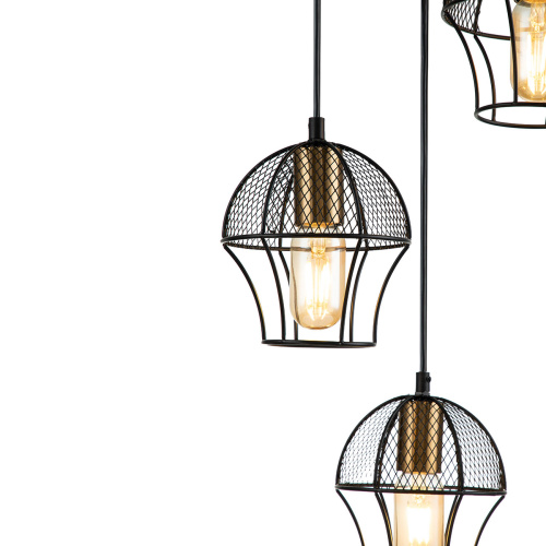 Подвесной светильник 10011/3P Black фото 3