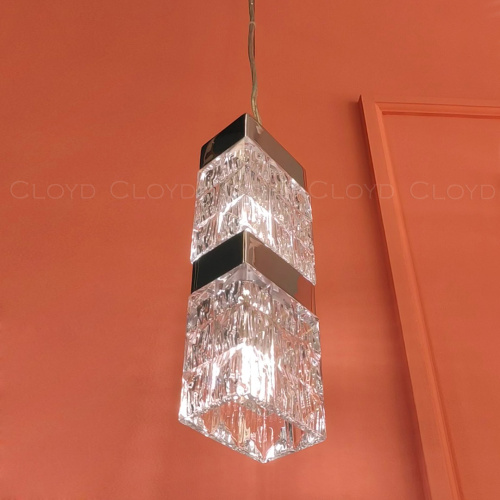 Подвесной светильник Cloyd CORUND-A P2 / выс. 30 см - хром (арт.10712) Подвесной светильник Cloyd CORUND-A P2 / выс. 30 см - хром (арт.10712)