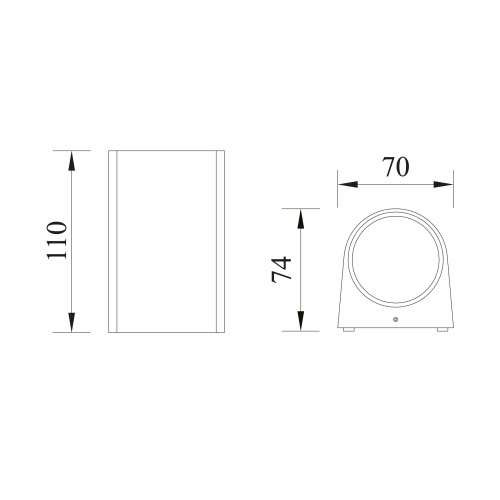 Настенный фонарь Natural Concepts, Арт. NC-013332-DG фото 2