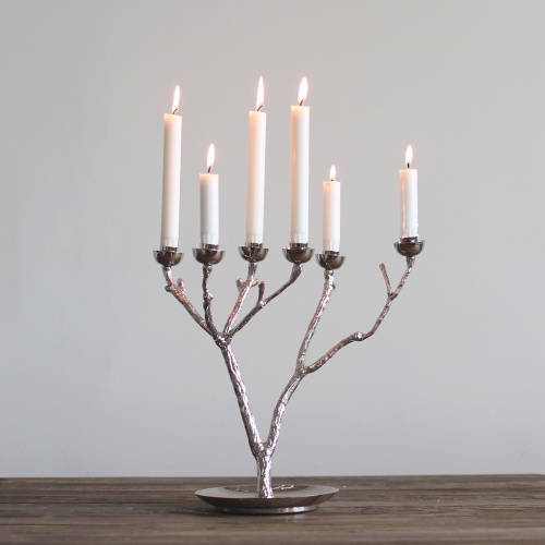 Подсвечник Twiggy S silver фото 2