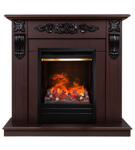 Электрокамин RealFlame Dominica DN орех c 3D Olympic Электрокамин RealFlame Dominica DN орех c 3D Olympic