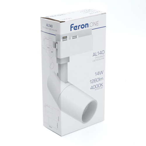 Светодиодный светильник Feron.ONE AL140 трековый однофазный на шинопровод 32W 4000K 35 градусов белый фото 3
