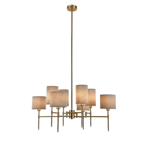 Подвесная люстра Indigo Plisse 13033/8R Brass V000537 фото 5