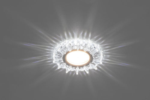Светильник встраиваемый с белой LED подсветкой Feron CD910 потолочный MR16 G5.3 прозрачный фото 3