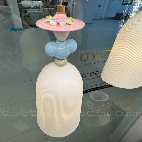 Подвесной светильник Cloyd LOTTIE-E P1 / Ø15 см - керамика - золото (арт.11894) фото 5