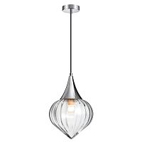 4949/1 PENDANT ODL22 401 хром/прозрачный/стекло Подвес E14 1*40W KESTA
