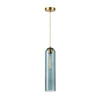4641/1 PENDANT ODL20 407 золотой/синий Подвес E27 60W 220V VOSTI