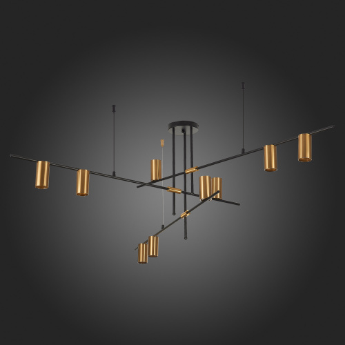 SL1206.402.09 Светильник потолочный ST-Luce Черный/Латунь GU10 9*7W SORMANO фото 3 SL1206.402.09 Светильник потолочный ST-Luce Черный/Латунь GU10 9*7W SORMANO фото 3