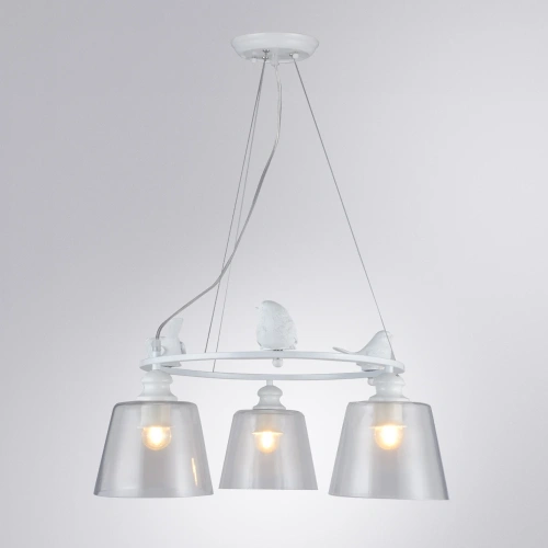 Подвесная люстра Arte Lamp PASSERO A4289LM-3WH фото 2 Подвесная люстра Arte Lamp PASSERO A4289LM-3WH фото 2