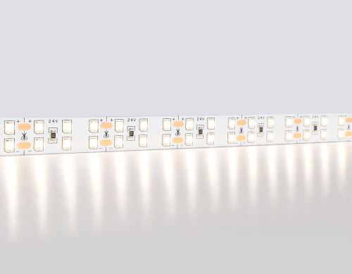 Светодиодная лента двухрядная 24В 2835 204Led 20Вт/м 4500K IP20 5м фото 2 Светодиодная лента двухрядная 24В 2835 204Led 20Вт/м 4500K IP20 5м фото 2