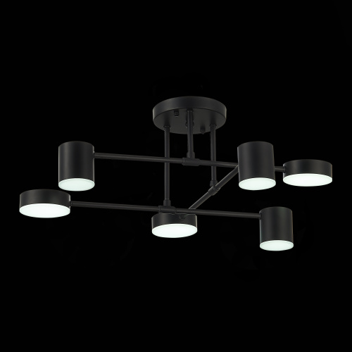 SLE201042-06 Светильник потолочный Черный/Черный LED 6*7W 4000K NOBEL фото 16