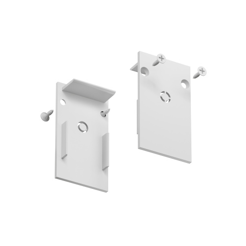 TR2107-WH Торцевые заглушки для шинопровода SMART белые (комплект 2 шт) фото 4