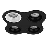 Комплект из светильников и рамки Lightstar Domino Round (214647+214606+214607+214607+214607) D64706070707