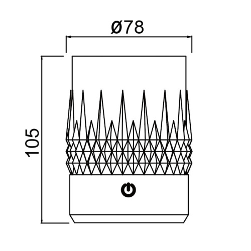 Стакан-светильник Mantra LAX 9084 фото 2