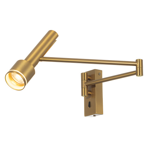 Citilux VEKTOR CL513412 Светильник настенный на штанге с выключателем Латунь фото 4