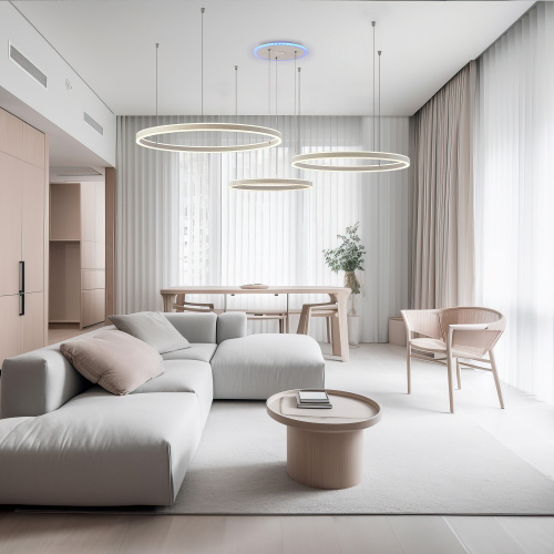 Citilux Дуэт Смарт CL719A700 RGB Умная подвесная люстра Белая фото 13 Citilux Дуэт Смарт CL719A700 RGB Умная подвесная люстра Белая фото 13